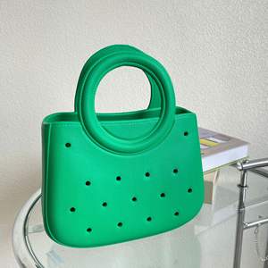 Bolsa de compras reutilizable, portátil, ecológica, perforada, impermeable, cesta hueca de EVA para vacaciones de verano, fiesta en la <span class=keywords><strong>playa</strong></span> - Product Image 6