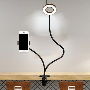 Mini Lampada ad Anello LED con Protezione per gli Occhi, Temperatura di Colore Regolabile 3200-6500K, Alimentazione USB 10W, Lampada da Scrivania per Studenti e Lettura - Product Image 4