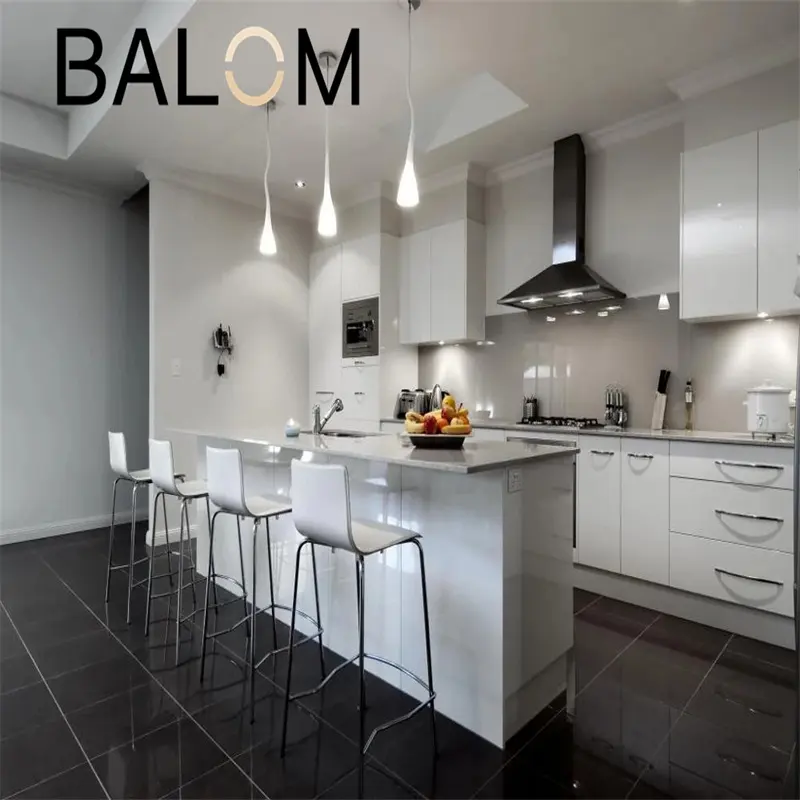 BALOM Innovation products of kitchen cabinets home Quartz Stone Counter Tops mobili da cucina modelli di sistemi porte accessori