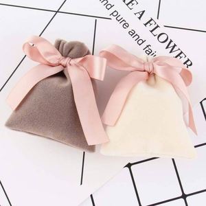 Customized Logo Velvet <b>Drawstring</b> <b>Bag</b> for Gift Shopping Cosmetics <b>Makeup</b> - Product Image 5