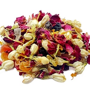 Té de Hierbas Mixtas Chinas, Té de Flores de Jazmín, Osmanthus y Rosa, Mezcla de Frutas de Piña y Papaya, Té Detox para la Belleza - Product Image 1