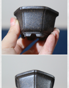 Mini Maceta de Cerámica para Suculentas, Maceta de Cerámica Yixing Zisha con Esmalte Azul Jun, Ecológica, Duradera, Ligera, Minimalista, con Drenaje - Product Image 5