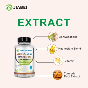 Jiabei Factory 'S Customized <span class=keywords><strong>Ashwagandha</strong></span> Magnesium Capsules Kwaliteit Slaap Kruid Extracten Oem/Odm Voor Volwassenen - Product Image 4