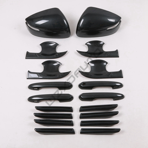 WZXD Side <b>Door</b> Rearview Mirrors Handle Bowl Cover <b>Trims</b> Kit Accessories Carbon for Land Cruiser LC300 2022 2023 - Product Image 3