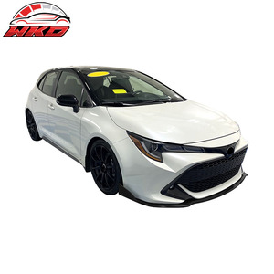 Compatible con Toyota Corolla Hatchback 19-22, estilo TS, 3 piezas, alerón delantero para parachoques, PU de alta calidad, accesorio exterior. - Product Image 2