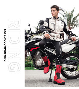 Suministro Transfronterizo, Nuevas <span class=keywords><strong>Botas</strong></span> de Motociclismo para Hombre, Antideslizantes, Resistentes a Impactos, Calzado para Motocross y Carreras Todoterreno - Product Image 6