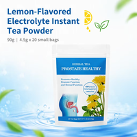 Poudre de thé instantané électrolytique aromatisée au citron, thé santé avec vitamines complexes, équilibrant l'humeur, micro-supplément sedatif 90g