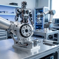 Modul Sambungan Lengan Robot Tipe T Arcsec Drive, Penggerak Servo Terintegrasi Harmonic Reducer, Komponen Sambungan Presisi Torsi Tinggi
