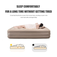 Matelas Gonflable Automatique Pliable Moderne pour Camping en Plein Air, en PVC Floqué, avec Pompe Intégrée
