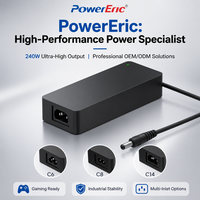 Adaptateur mural ultra-fin ABP 240W ignifuge avec protection OVP/OTP/OCP pour MacBook/S24, ordinateur portable, téléphone, outil électrique - Chargeur de bureau PD