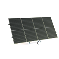 Traqueur solaire double axe fiable en acier pour toiture, suivi astronomique, structure robuste, installation pratique