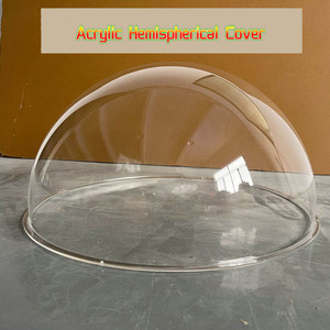 Cubierta Semiesférica Transparente de Acrílico al por Mayor de Fábrica, Cubierta Protectora Antipolvo para Exhibición, Decoración de Bolas de Plástico - Product Image 1