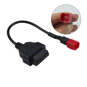 Adaptor Kabel Diagnostik OBD2 OBDII 6 Pin ke 16 Pin Kompatibel dengan Sepeda Motor - Product Image 4