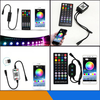   Contrôleur RGB de synchronisation vocale et musicale pour application, compatible avec les bandes LED, les guirlandes lumineuses, les lampes d'angle au sol et les lampes linéaires en cuir
