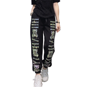 Pantalon de jogging ample à jambes larges pour femme, coupe décontractée, poches cargo, tendance, pour l'extérieur, sur mesure - Product Image 1