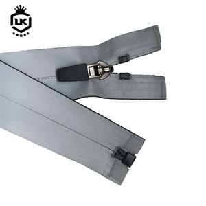 Lanke Fermeture à glissière imperméable réfléchissante à extrémité ouverte et bande réfléchissante à extrémité ouverte Fermeture à glissière étanche avec curseur YG et fermeture à glissière en caoutchouc - Product Image 2