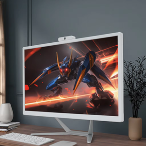 Không khung mỏng Máy tính để bàn PC trong một máy tính xách tay mac-thiết kế PC tất cả-trong-một PC comput <span class=keywords><strong>i5</strong></span> cảm ứng tất cả 21.5 inch máy tính xách tay Máy tính chơi Game Trắng - Product Image 1