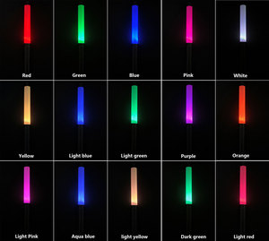 433Mhz 2.4G điều khiển từ xa bên buổi hòa nhạc sự kiện tối 15 màu sắc khác nhau LED Light Stick DMX - Product Image 6