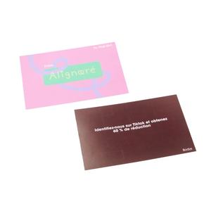 Kartu Nama Bisnis Cetak Massal Persegi 350gsm 150X100mm untuk Promosi Perusahaan, Merek Fashion, Diskon, Ulang Tahun, Dua Sisi - Product Image 4