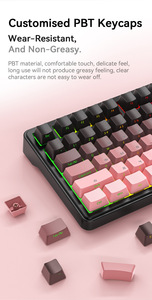 Tấn Công Cá Mập <span class=keywords><strong>X85</strong></span> Bàn Phím Cơ Khí RGB Ba Chế Độ Không Dây BT Hot Cắm Trò Chơi Bàn Phím Cơ Khí - Product Image 4