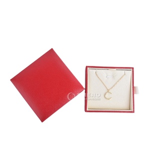 Wholesale Luxury Red Black Jewelry Box Set Limitation Leather Paper with Plastic Insert for <b>Ring</b> Necklace Display Factory Direct - Product Image 1