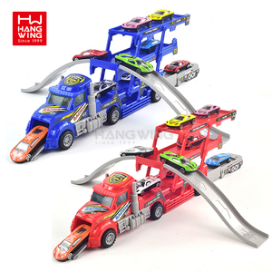 Hw 50cm pieghevole tirare indietro di inerzia contenitore di espulsione <span class=keywords><strong>camion</strong></span> con il metallo del metallo da corsa pista di Skateboard <span class=keywords><strong>giocattolo</strong></span> di parcheggio - Product Image 1