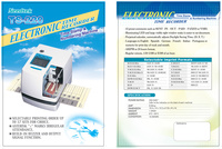 Sello de Fecha Universal Eléctrico, Impresora de Sellos de Fecha Ts-220 Needtek, Máquina de Sellos con Formatos de Impresión Seleccionables, Taiwán