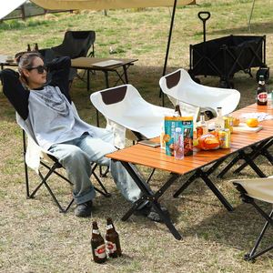 Silla Plegable Tipo Luna Personalizada con Logotipo, para Exteriores, Picnic, Pesca, Senderismo, Barbacoa, Playa, Camping - Product Image 2