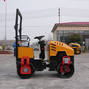 <span class=keywords><strong>Rouleau</strong></span> vibratoire à double tambour FURD de 1 tonne avec moteur diesel, haute efficacité et utilisation facile - Product Image 5
