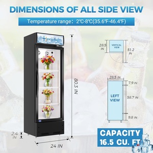 <span class=keywords><strong>Vitrina</strong></span> Comercial <span class=keywords><strong>Refrigerada</strong></span> <span class=keywords><strong>para</strong></span> Exhibición de Flores en Tiendas - Product Image 5