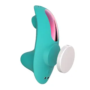 Customized Packaging Sucking Vibrations Magnetic Panty Remote Control Smart Wearable Vibrator For Women