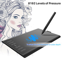 Huion 10.6 pouces nouveau 1060plus 8192 niveaux stylo numérique dessin tablettes graphiques