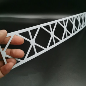 550MM modelo tren ferroviario Diarama 1:87 HO OO escala modelo edificio pared valla blanca - Product Image 4