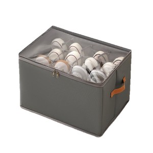 Shoe Storage Box With Lid Foldable Moisture Proof Compartmentalized For Bedroom Sneakers <b>Boots</b> High Heels - Product Image 5