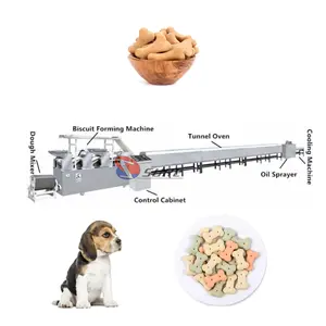 Macchina per fare biscotti per cani macchina per biscotti per cani linea di produzione di biscotti per cani