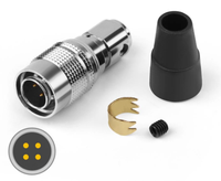 Adaptateur de connecteur pour écouteurs à 4 broches en alliage métallique pour Mr Speakers Ether Alpha Dog Prime