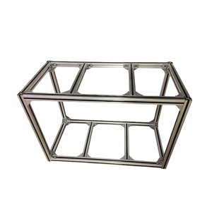 Grote glazen aquariumstandaard kast 6000 serie aluminiumlegering T-profiel op maat gesneden restaurantdecoratie extrusieprofiel - Product Image 4