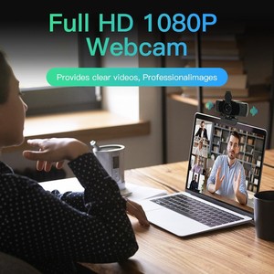 HD Webcam 1080P <b>USB</b> Built-In Microphone <b>Plug</b> And Play For Conference Video Calling - Product Image 3