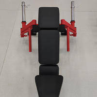 Machine à mouche inclinée pour équipement de fitness intérieur en acier chargé pour l'exercice de la poitrine, de l'épaule et des jambes avec fonction bras