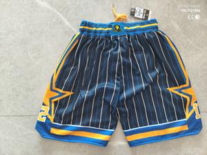 Grosir celana pendek basket Retro cepat kering celana pendek olahraga jaring longgar Amerika ukuran besar dicetak fitur bernapas - Product Image 3