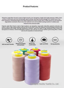 <span class=keywords><strong>Fil</strong></span> <span class=keywords><strong>à</strong></span> <span class=keywords><strong>coudre</strong></span> en polyester <span class=keywords><strong>fil</strong></span>é 100% haute ténacité, teint, résistant <span class=keywords><strong>à</strong></span> l'abrasion, faible rétrécissement, pour broderie <span class=keywords><strong>de</strong></span> vêtements - Product Image 6