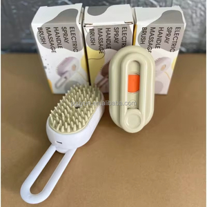 2025 prodotti per animali domestici eco-friendly 3-in-1 pieghevole autopulente toelettatura spazzola per capelli per cani e gatti acqua nebulizzata spazzola a vapore per KC - Product Image 6