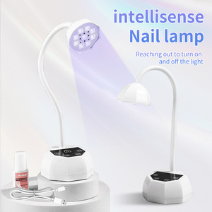 Nouvelle Arrivée Lampe UV LED pour Ongles, Séchage Rapide, Lampe de Bureau Réglable Mini Lotus, Lampe UV LED Haut de Gamme pour Gel - Product Image 1
