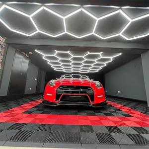Personalizado Carshop Hexágono Detalhando Luz Showroom Hex Iluminação Para Auto Care Garage - Product Image 4