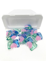 Lessives en capsules écologiques jetables à haute teneur en tensioactifs, 3-en-1, parfum et couleurs personnalisables, pour le linge toute saison