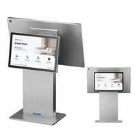 Terminal POS de Aluminio de 15.6 Pulgadas con Pantalla Dual, Elegante y Delgado, Táctil Android Todo en Uno, SDK para Comercio Minorista, Restaurantes y Kioscos