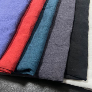 Tissu en lin lavé en <span class=keywords><strong>pierre</strong></span> organique 160gsm tissu naturel uni teint en fil de poids moyen - Product Image 2