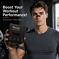 Bandes nasales sans PFAS compatibles PPWR pour athlètes – Bandes de respiration nasale à maintien renforcé pour la course, l'entraînement et le fitness
