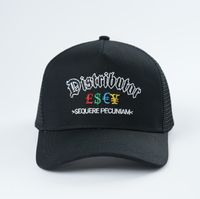 5 panneaux camionneur chapeaux hommes sport camionneur coton casquette broderie personnalisée Logo maille camionneur casquette chapeau