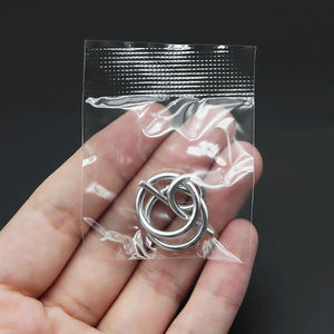 Rompecabezas <span class=keywords><strong>de</strong></span> alambre <span class=keywords><strong>de</strong></span> metal personalizado <span class=keywords><strong>IQ</strong></span> <span class=keywords><strong>Test</strong></span> Brain Teaser Unlock Interlock Game Fun Challenge para niños y <span class=keywords><strong>adultos</strong></span> Party Favor - Product Image 2